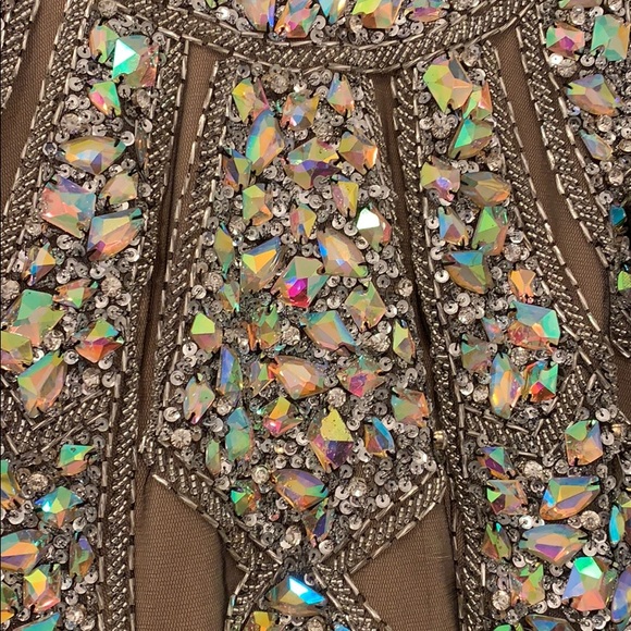 Terani couture black dress with crystals - Picture 2 of 7